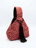 Zebra Tassel in Red