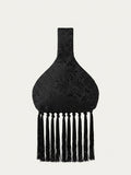 Reverie Tassel Fringe in Noir