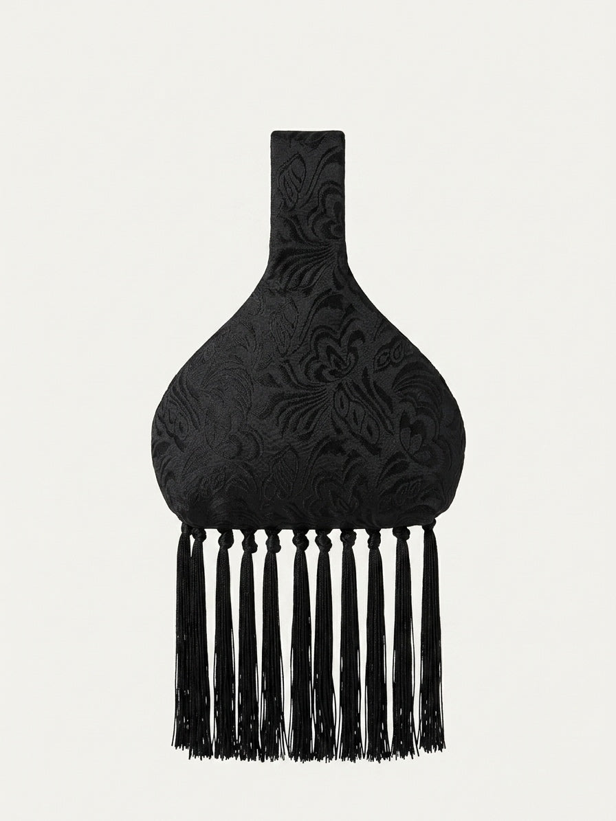Reverie Tassel Fringe in Noir